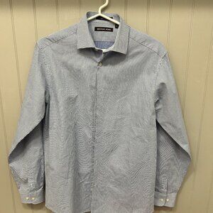Big Boys Michael Kors blue and white checkered dress shirt Size 20